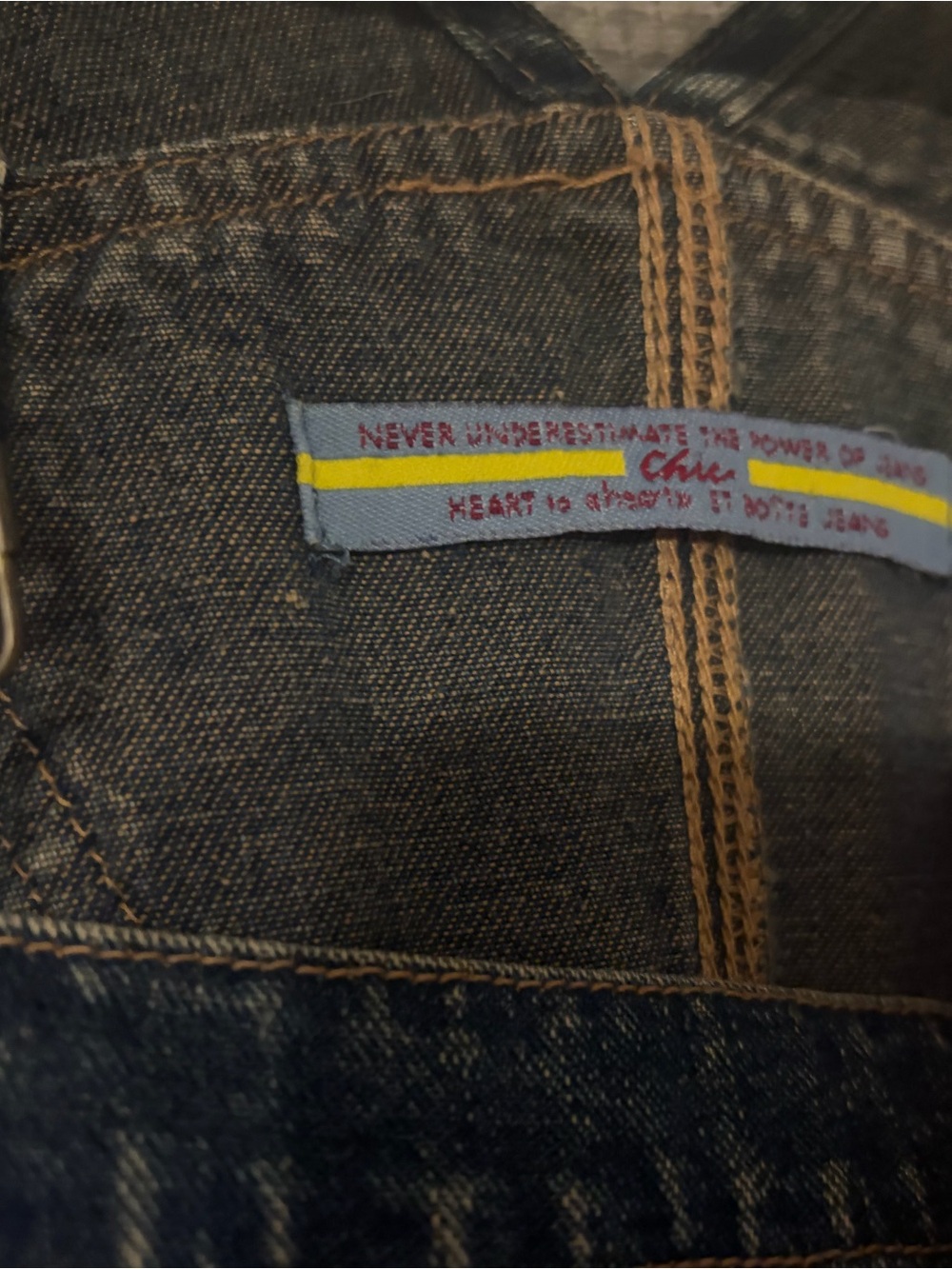 Dark Blue Denim Jeans